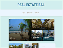 Tablet Screenshot of houseforlandforsaleinbali.info